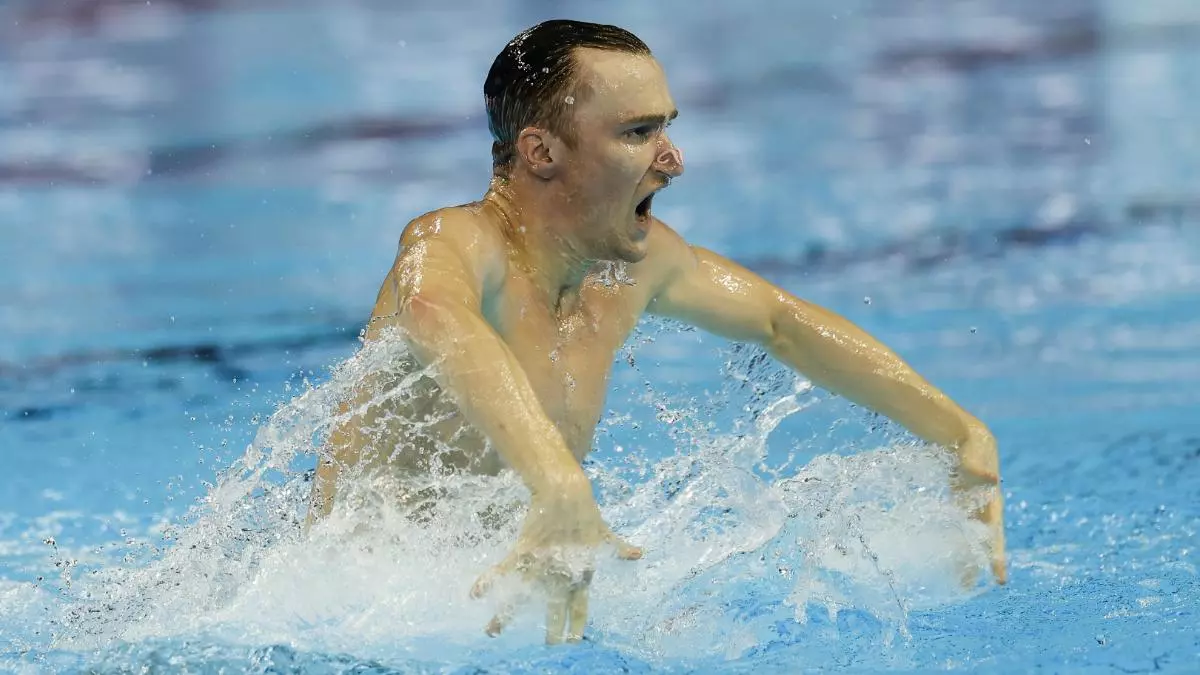 Aleksandr Maltsev, la sirena masculina de la 'sincro'
