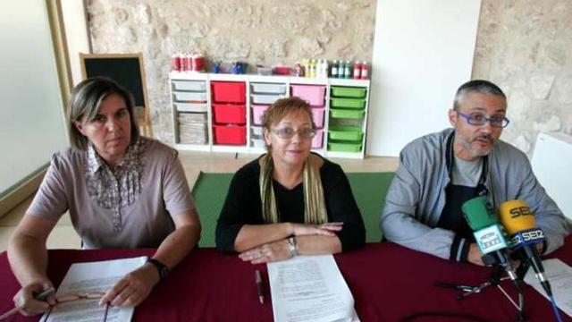 Anna Álvarez, Àngels Candela y Rafael Martínez.