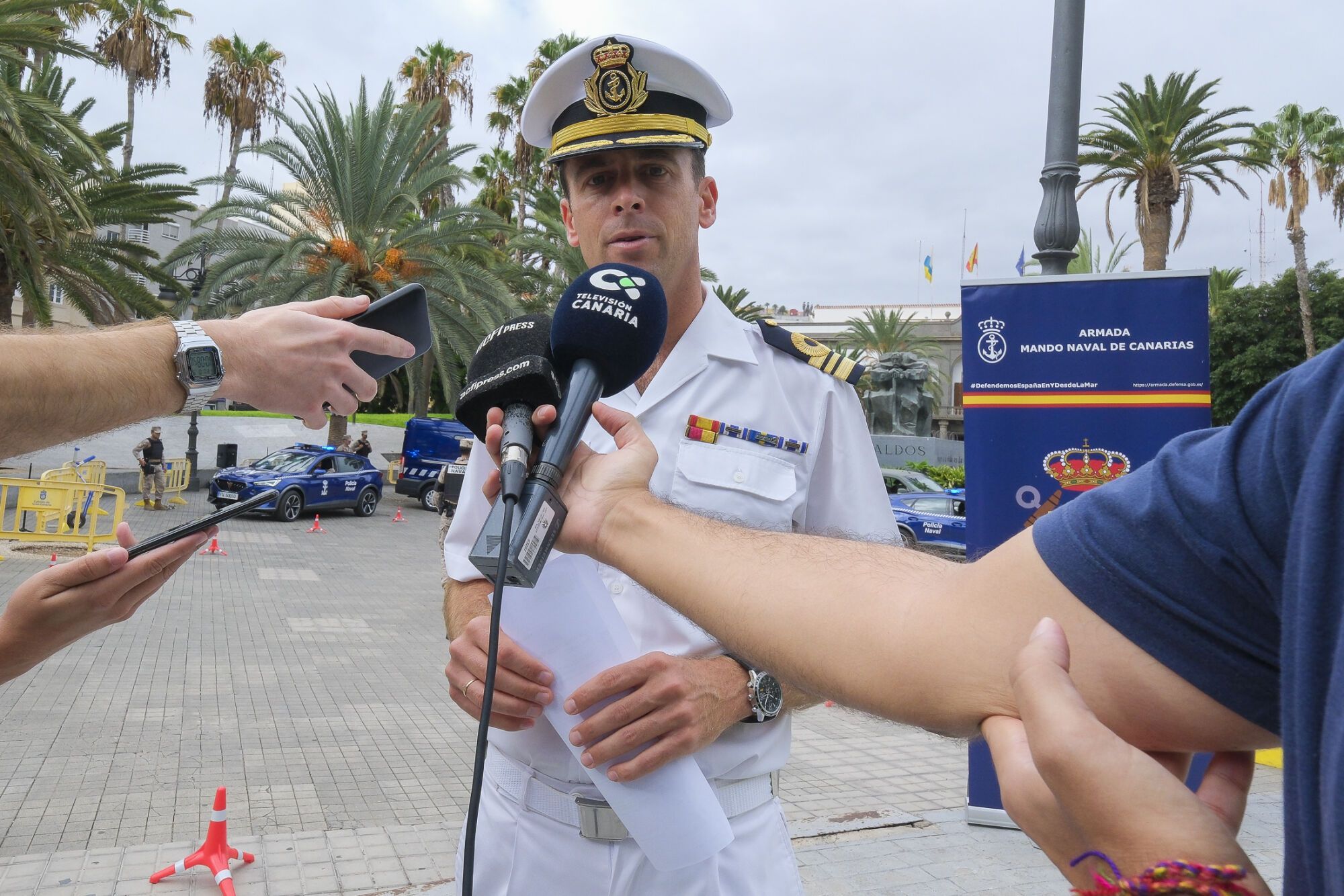 El Mando Naval de Canarias presenta los actos que realizará con motivo de la celebración del 12 de octubre
