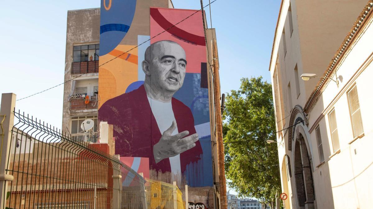 Un mural en homenaje a Paco Martín, en Cartagena. ayto  de cartagena