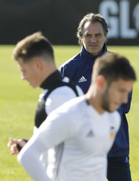 Las mejores imágenes del entrenamiento del Valencia CF