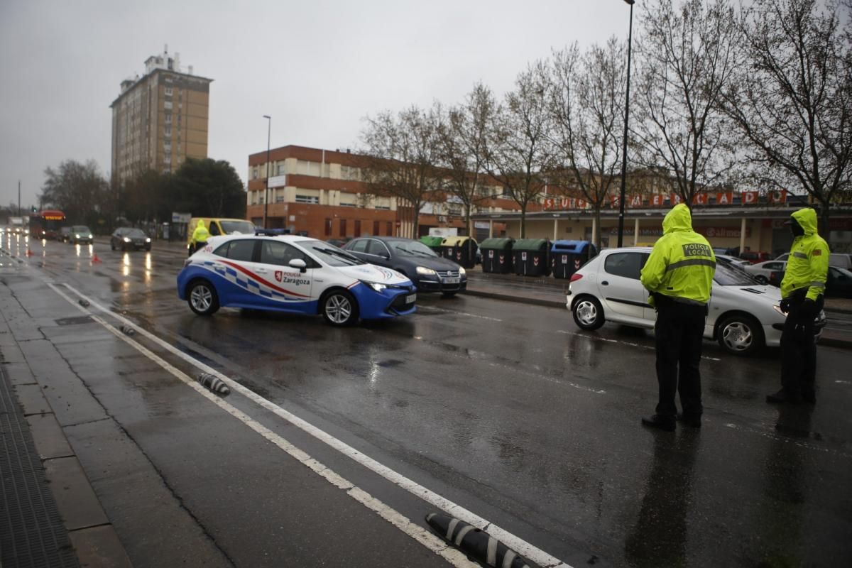 Zaragoza: primer día laboral de confinamiento