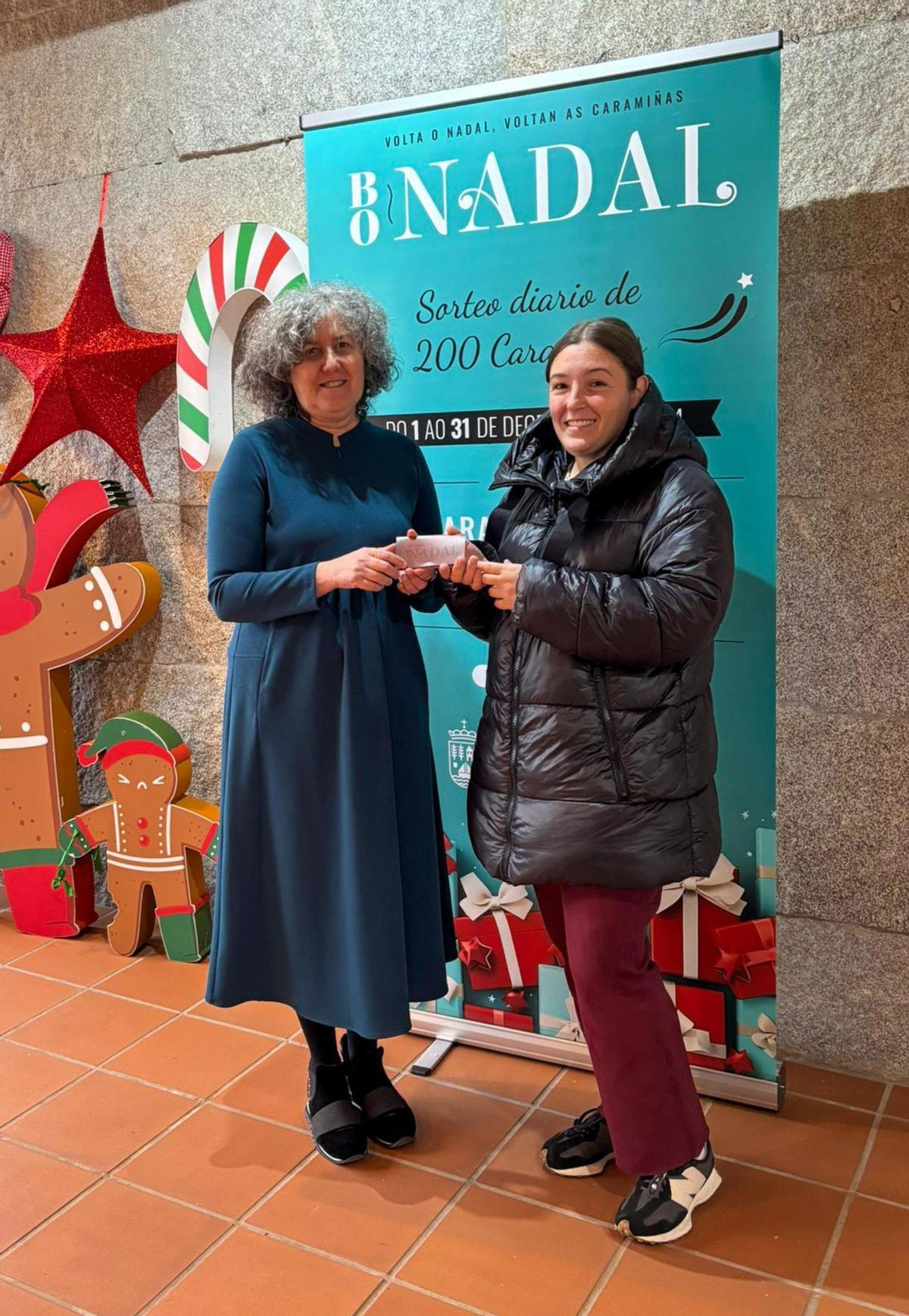 Ganadores de los vales de compra de 200 euros de la campaña de Navidad de A Pobra Ganadores de los vales de compra de 200 euros de la campaña de Navidad de A Pobra