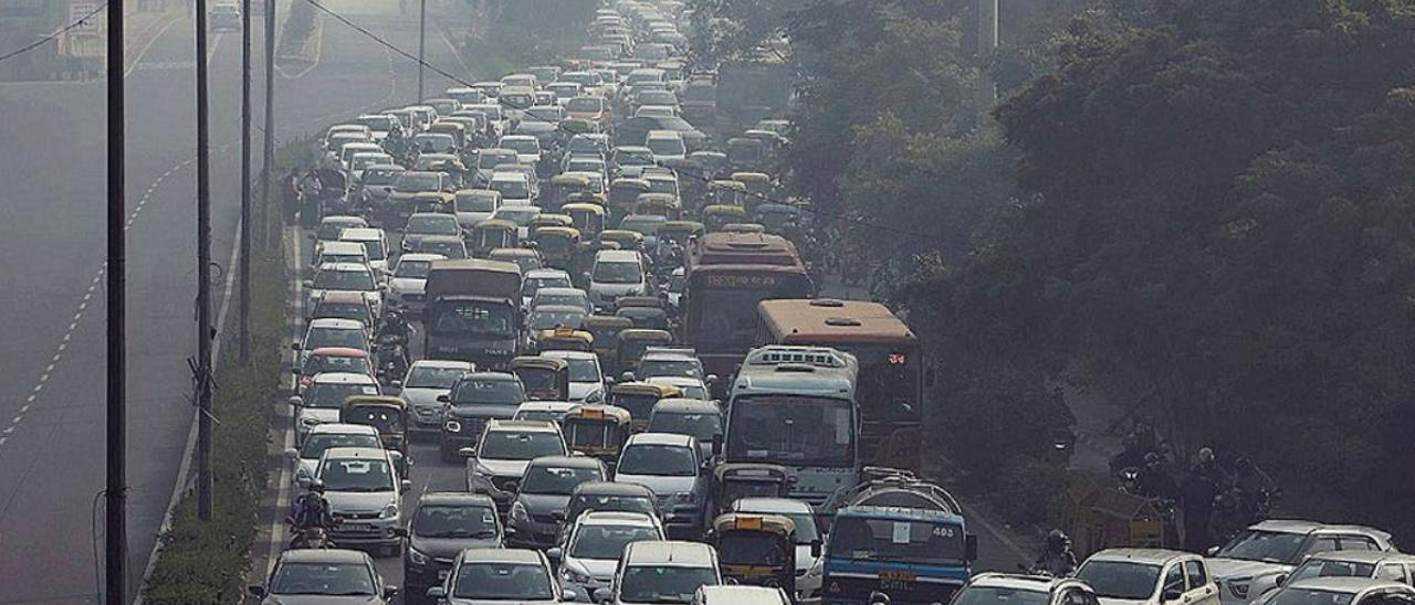 Contaminación en Nueva Delhi en una imagen de archivo. Reuters