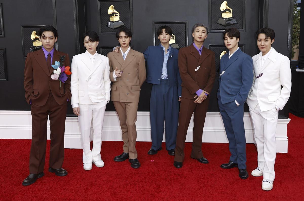 Los integrantes de BTS, en una imagen de archivo.