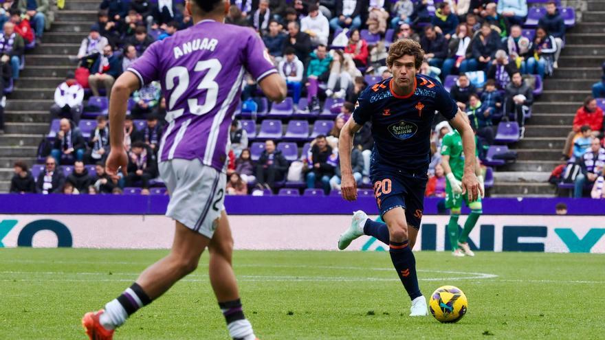 0-1. Marcos Alonso, de penalti, acerca al Celta a Europa y hunde al Valladolid