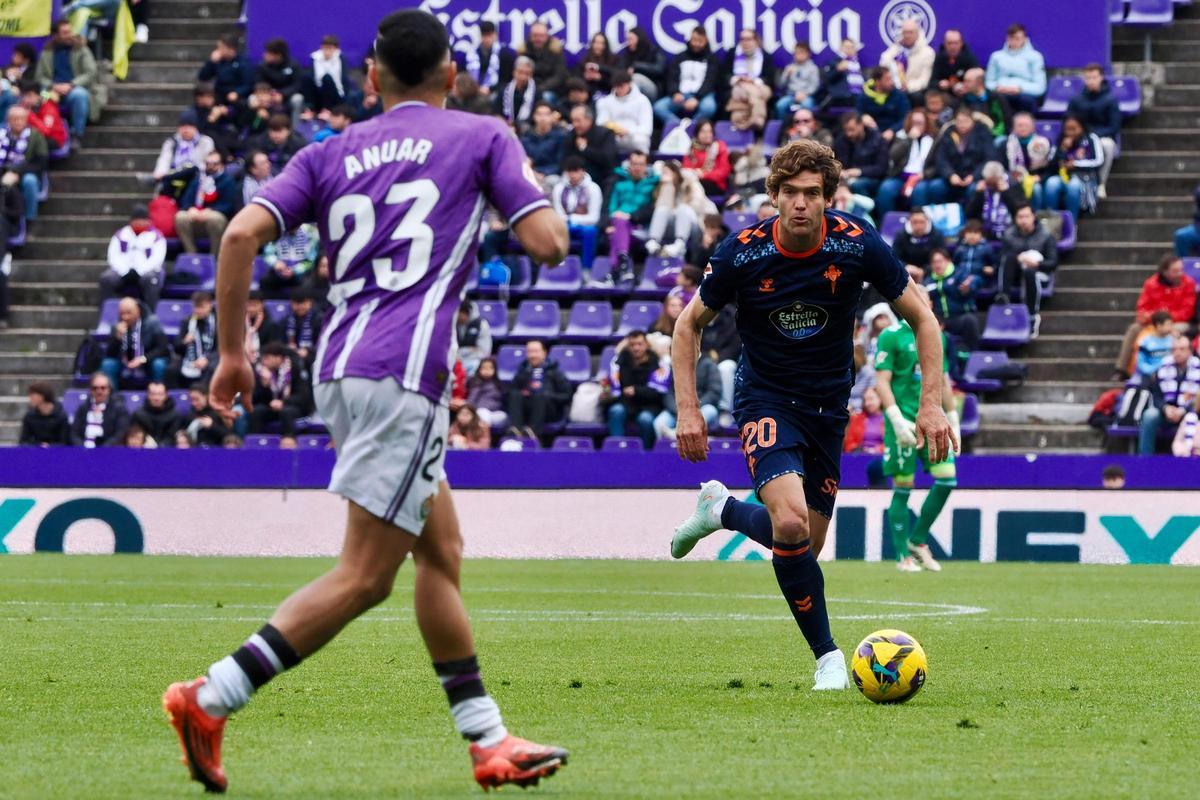 0-1. Marcos Alonso, de penalti, acerca al Celta a Europa y hunde al Valladolid
