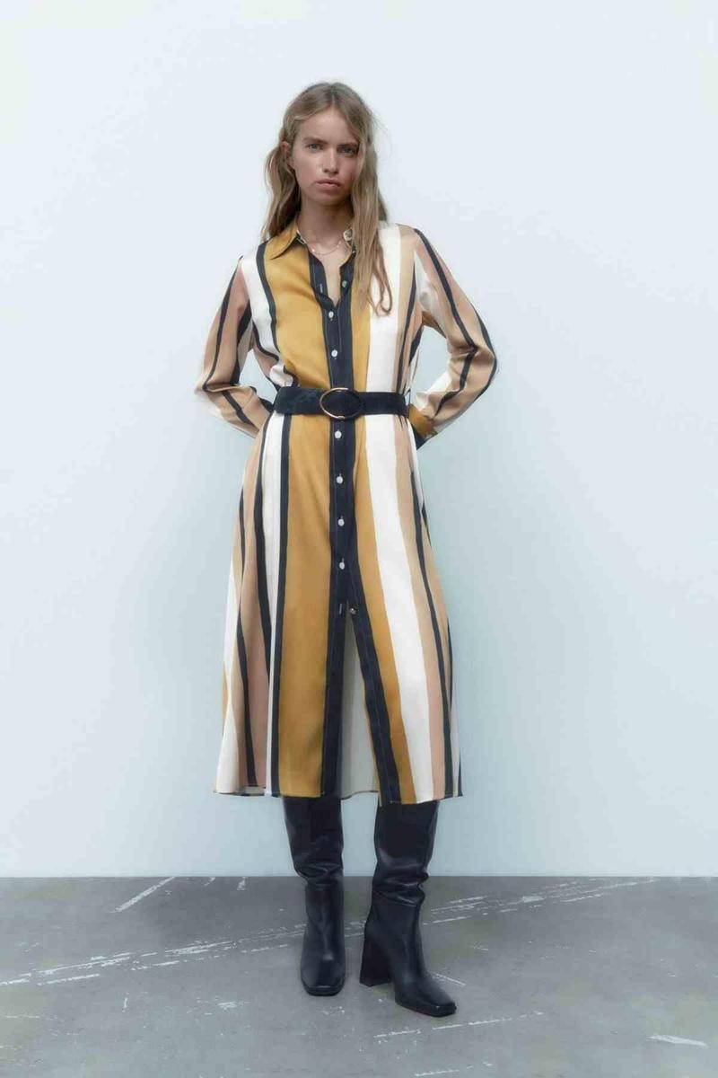 8 vestidos camiseros que encontrarás en Zara - Woman