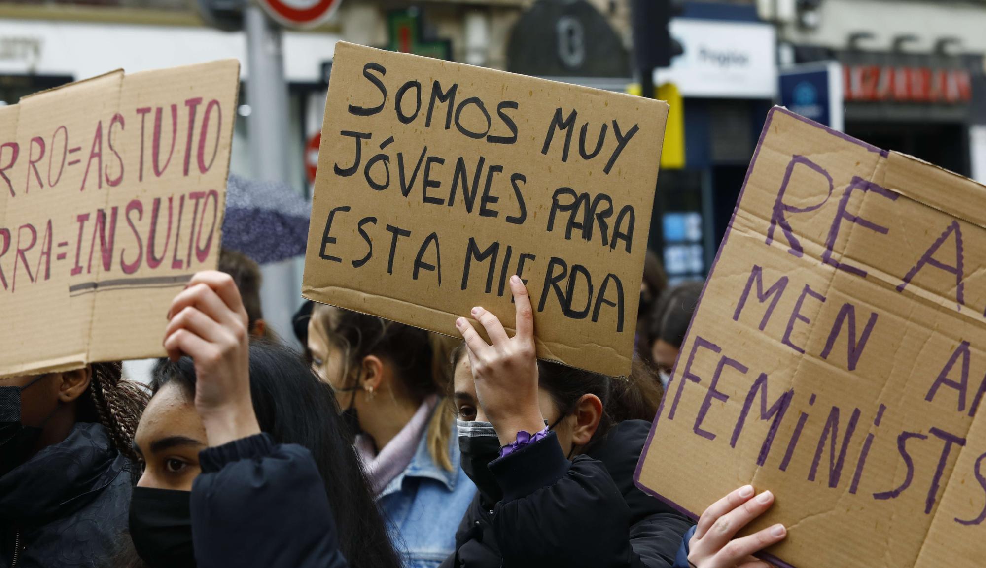 Manifestación estudiantil 8-M 2022