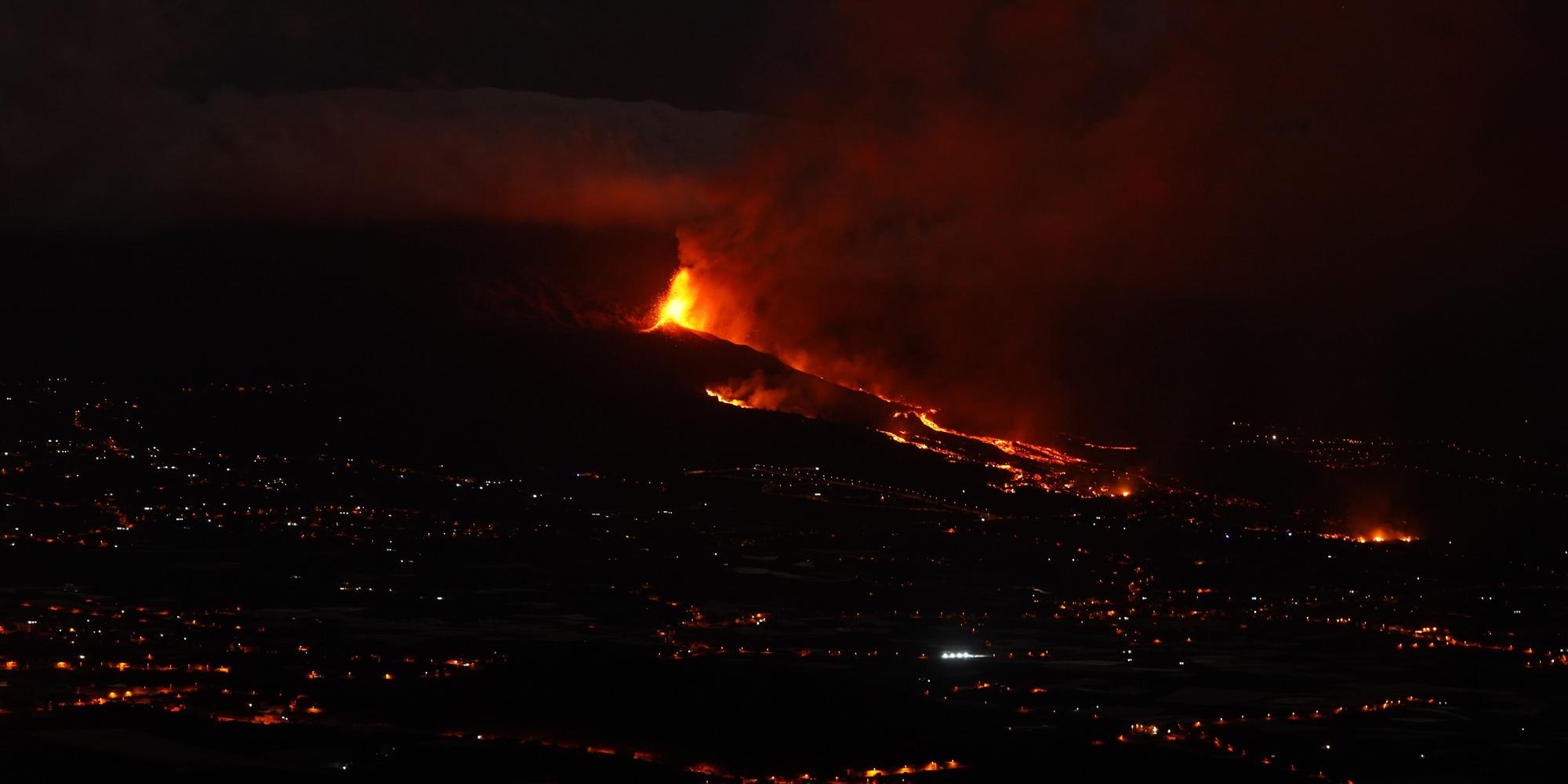 Las imágenes de la erupción volcánica en La Palma y sus devastadoras consecuencias