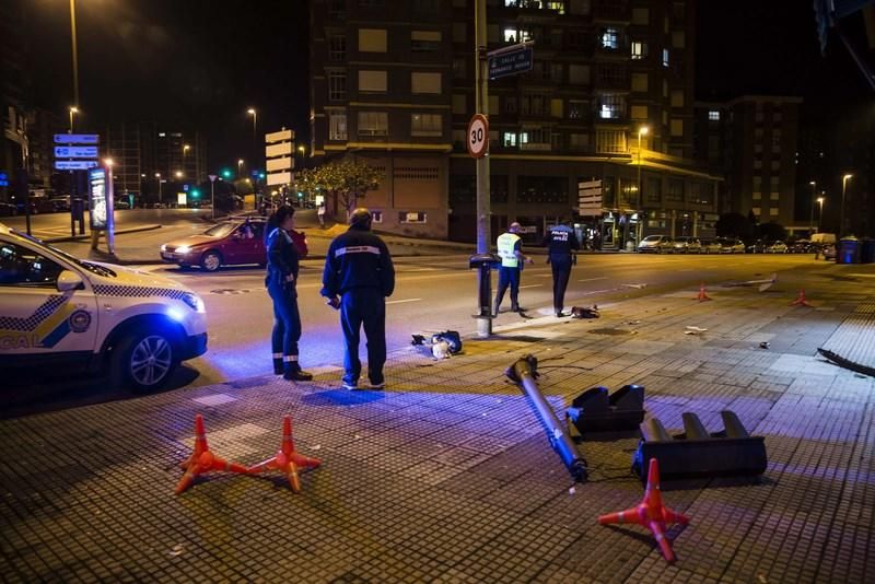 Atropello de una mujer en Avilés