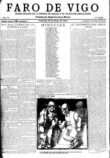 As «Cousas» de Castelao en Faro de Vigo