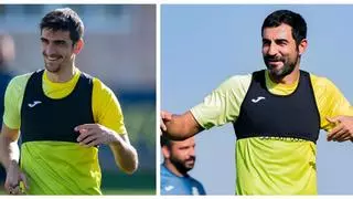 Gerard y Albiol, la cara y la cruz en el entrenamiento del Villarreal