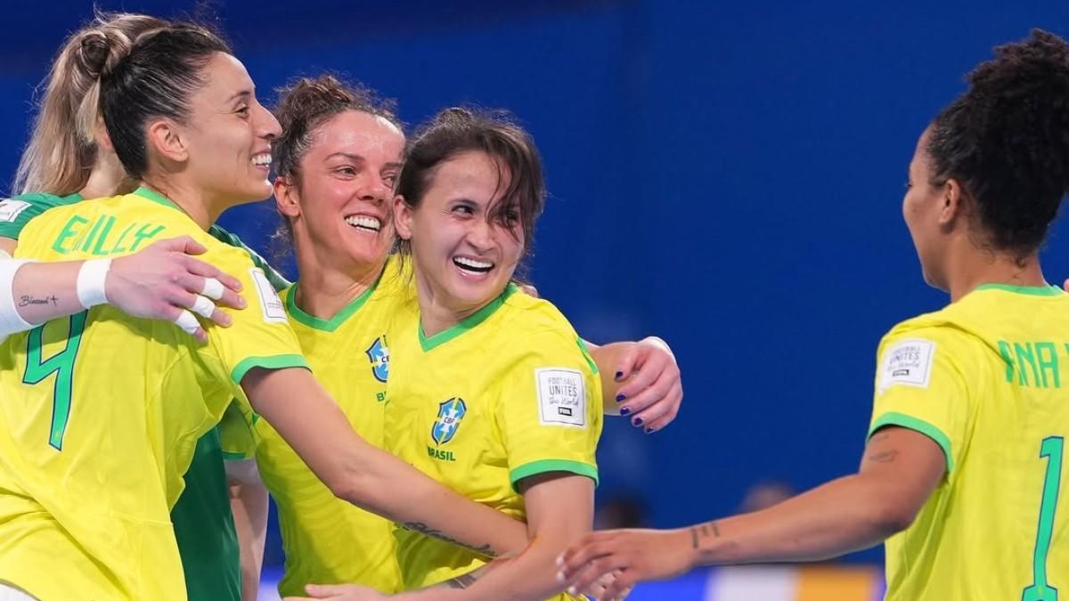 Brasil, rival de España en las semifinales del Mundial de fútbol sala femenino