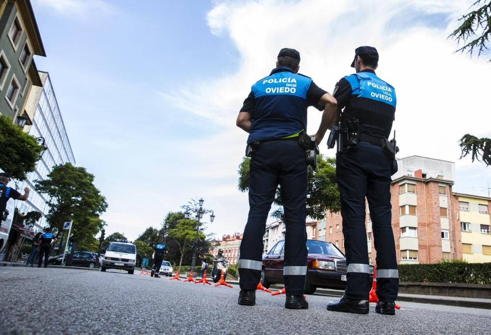Control de alcoholemia de la Policía de Oviedo