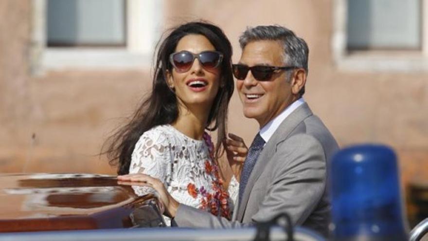 George Clooney se casa en Venecia con una abogada libanesa