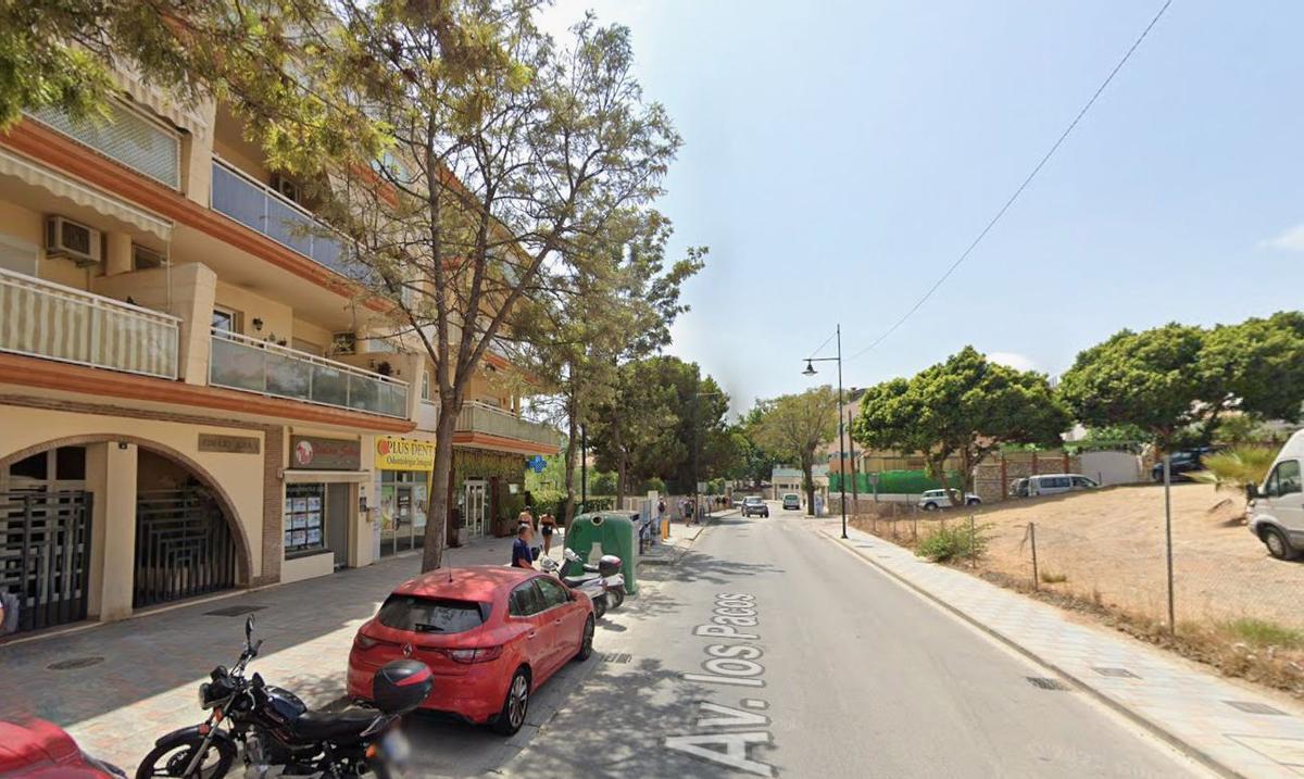 Avenida Los Pacos, en Fuengirola.
