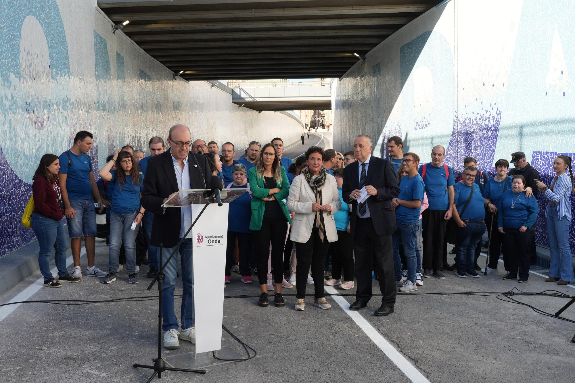 Onda reabre el túnel de entrada al municipio con el gran mural cerámico