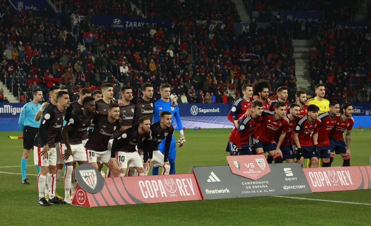 Copa del Rey - Semi Final - First Leg - Osasuna v Athletic Bilbao