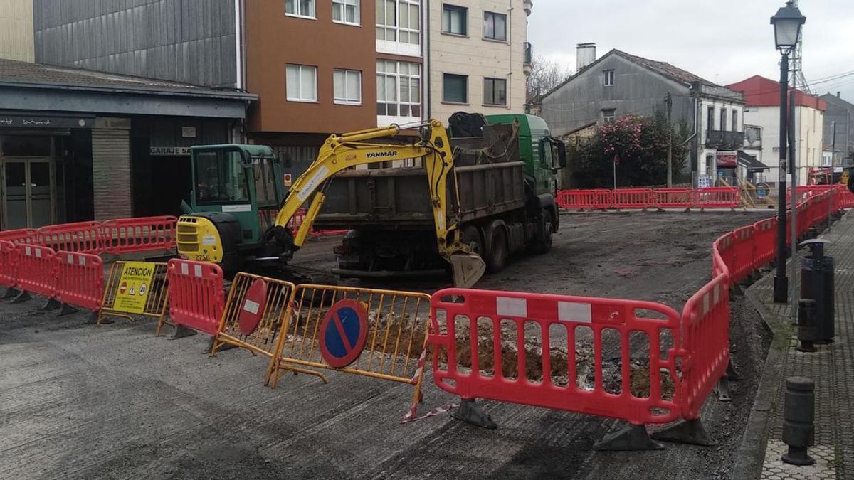 Obras en el entronque.  | // L.D.