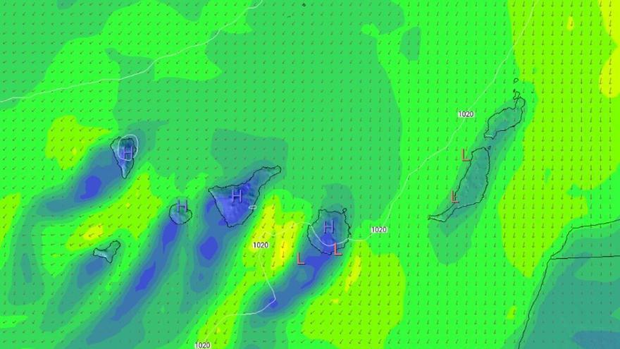 Stable Weather and Trade Winds Forecast for Canary Islands