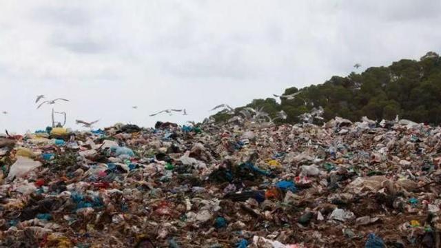 Los residuos del vertedero de Ca na Putxa en una imagen de archivo