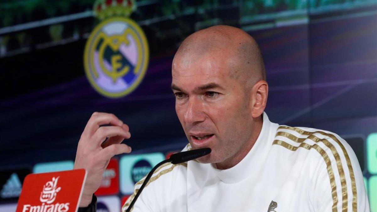 Zidane, en rueda de prensa