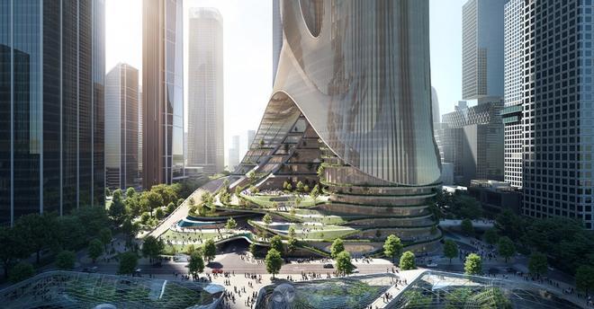 Torre C ciudad vertical en Shenzhen China