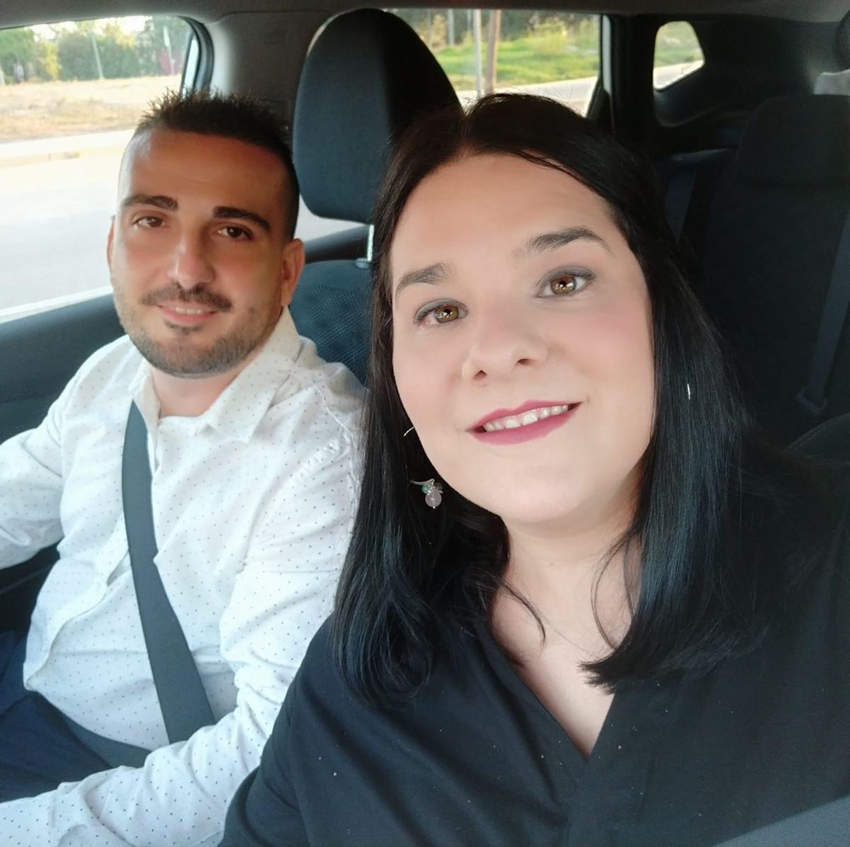 Adrián Fernández y Sofía Parada