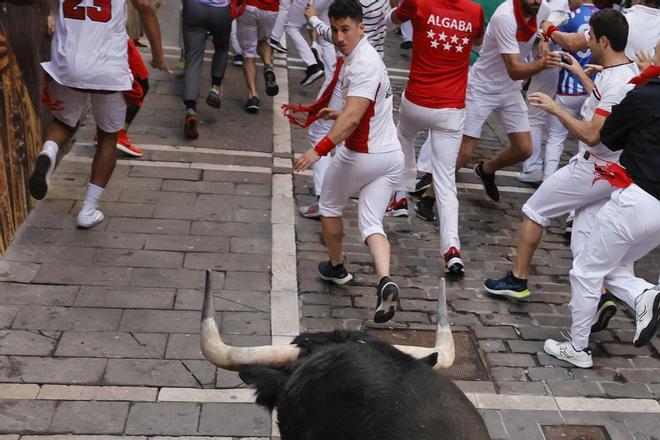 El séptimo encierro de Sanfermines 2022, en imágenes