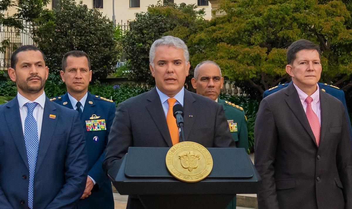 El presidente de Colombia, Iván Duque.