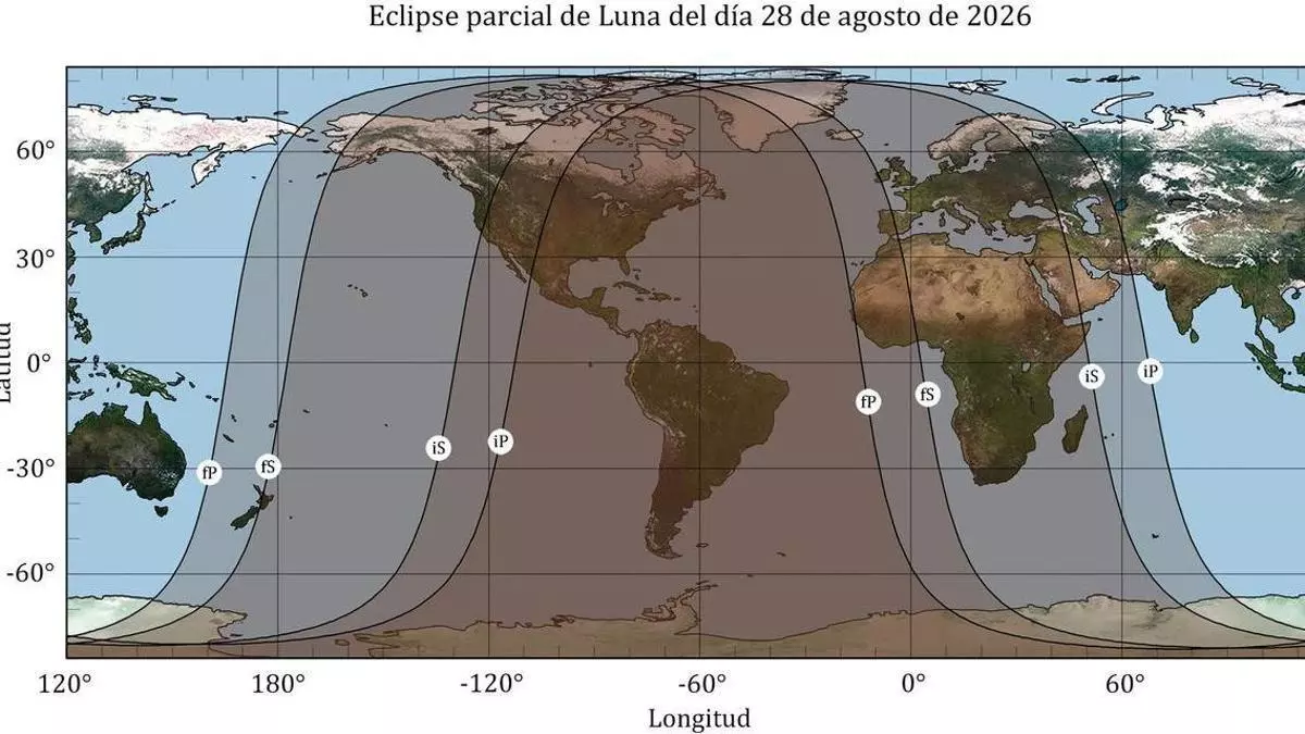 Galicia se prepara para un eclipse parcial de Luna empañado por las nubes