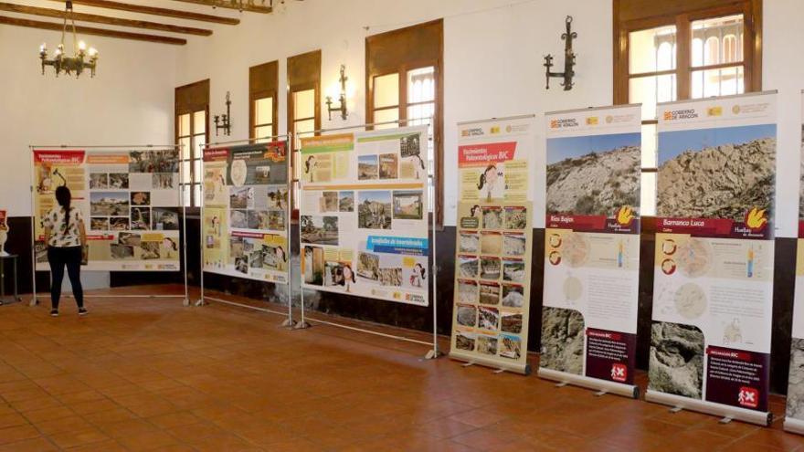 Dinópolis presenta en Galve la exposición itinerante &#039;Los yacimientos paleontológicos BIC de Teruel&#039;