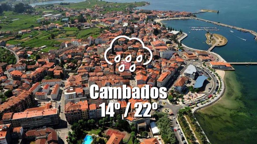 El tiempo en Cambados: previsión meteorológica para hoy, sábado 18 de octubre