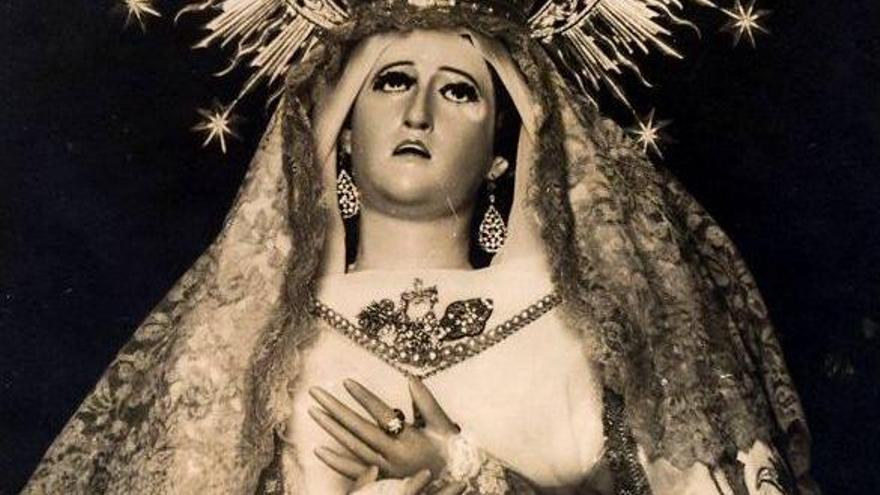 María Santísima de la Trinidad, la imagen con la que nació la Cofradía del Cautivo.