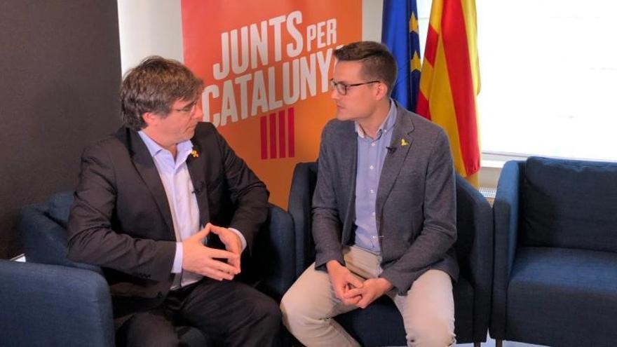 Jordi Sabata amb Carles Puigdemont