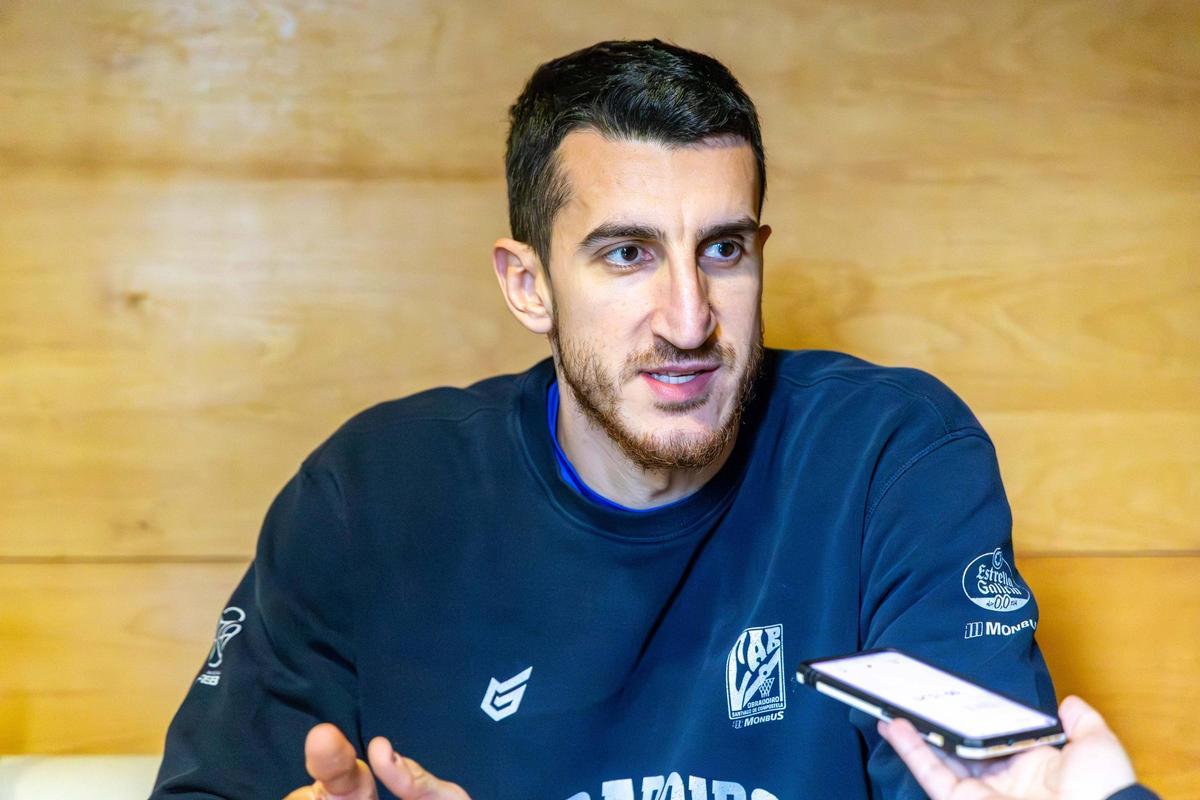 Dejan Kravic durante la entrevista