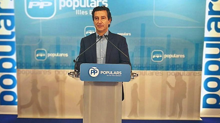 Biel Company compareció ayer en la sede del PP para hacer balance del año 2018.