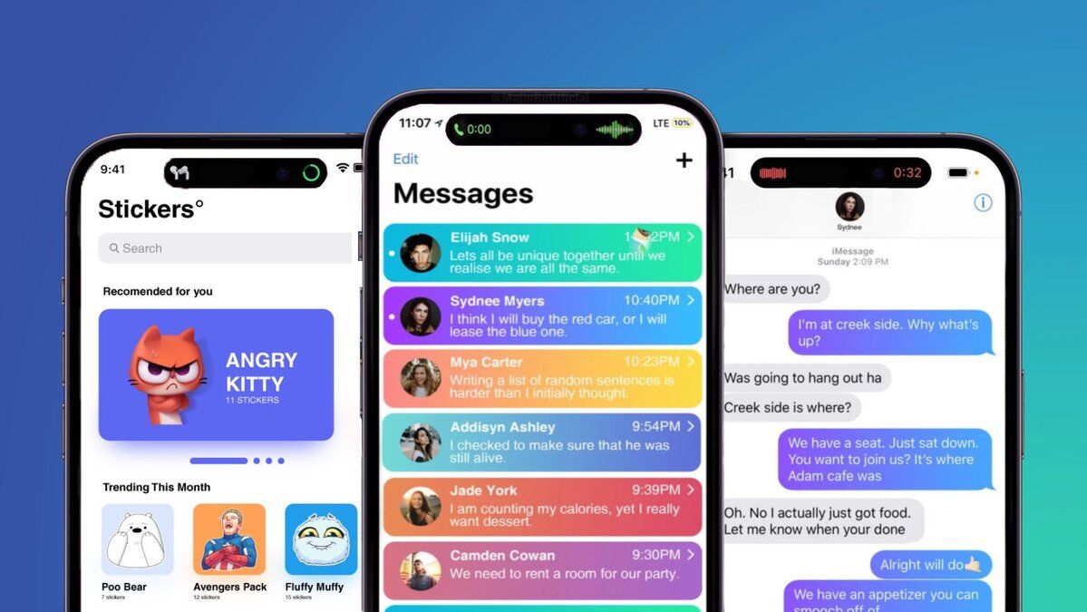 iOS 17 podría traer un nuevo rediseño para la aplicación de mensajes del iPhone