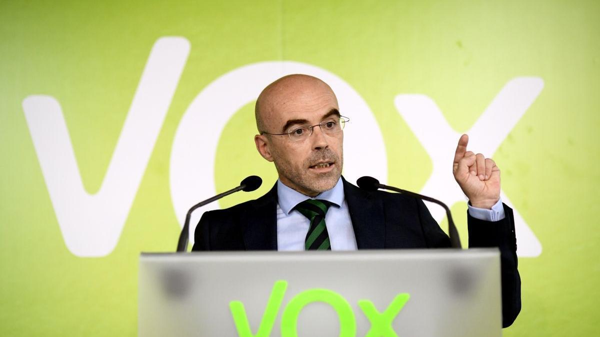 El vicepresidente de Vox, Jorge Buxadé.
