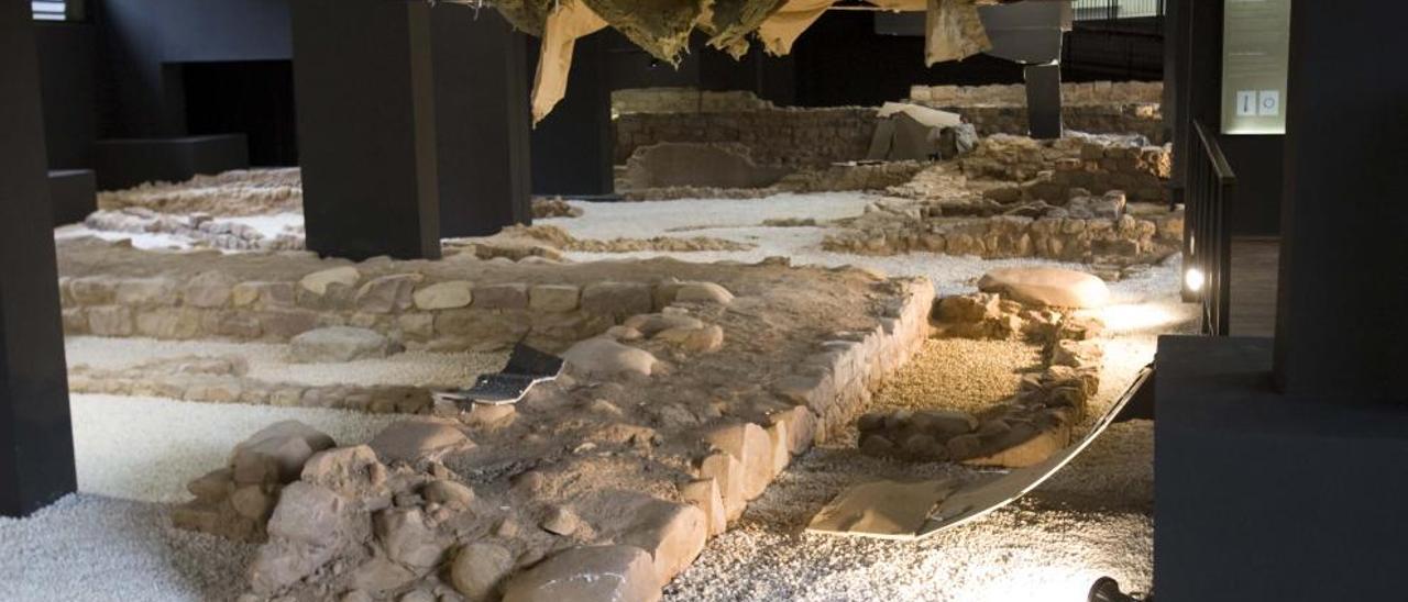 Una fuga de agua provoca desperfectos en el Museo  de la Morería de Sagunt