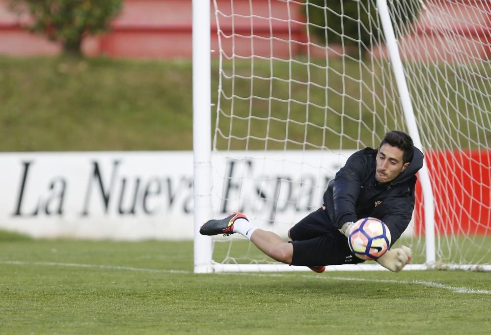 Entrenamiento del Sporting