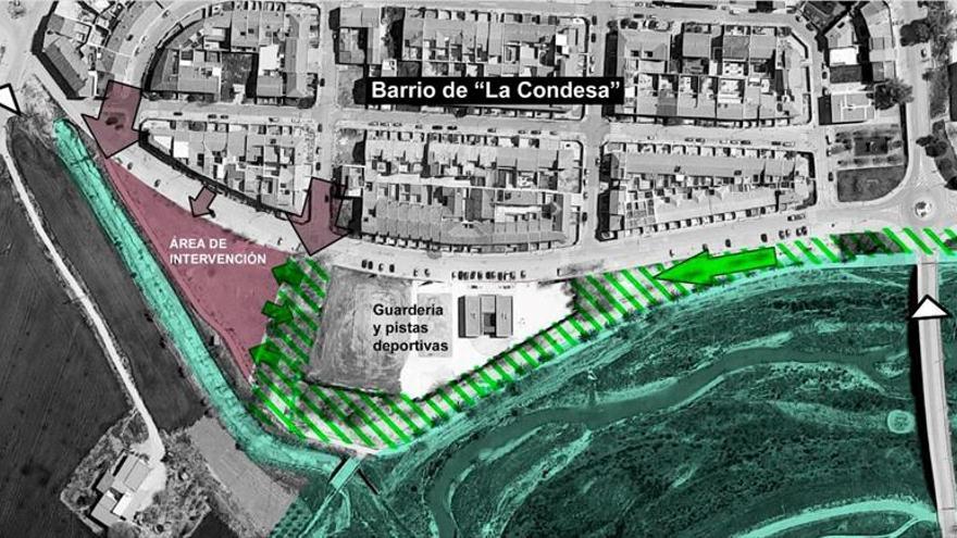 El Ayuntamiento creará un espacio verde en la cabecera del Guadajoz