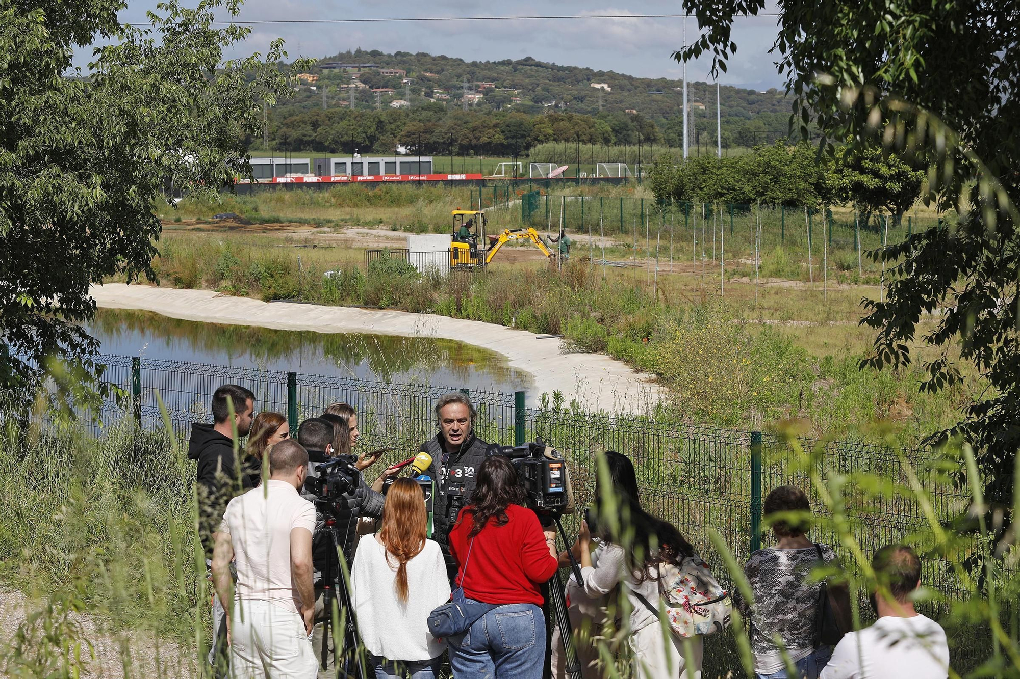 Les fotos de naturalistes, pagesos i veïns per aturar la segona fase de la ciutat esportiva del Girona a Vilablareix