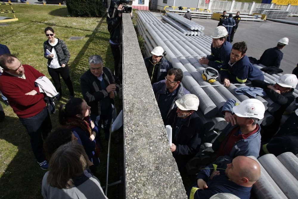 Los despedidos de Montrasa visitan Alcoa