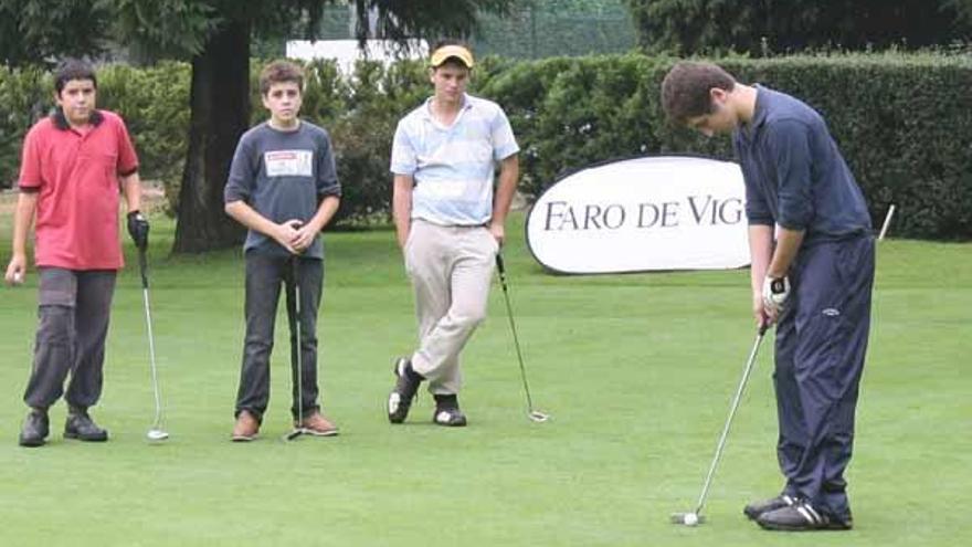 Un instante de la jornada de competición de ayer en el Aero Club.