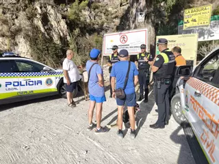 Nerja recuerda que el acceso al río Chillar permanece cerrado