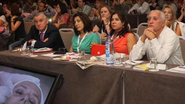 Asistentes al congreso sobre medicina estética celebrado en A Toxa.