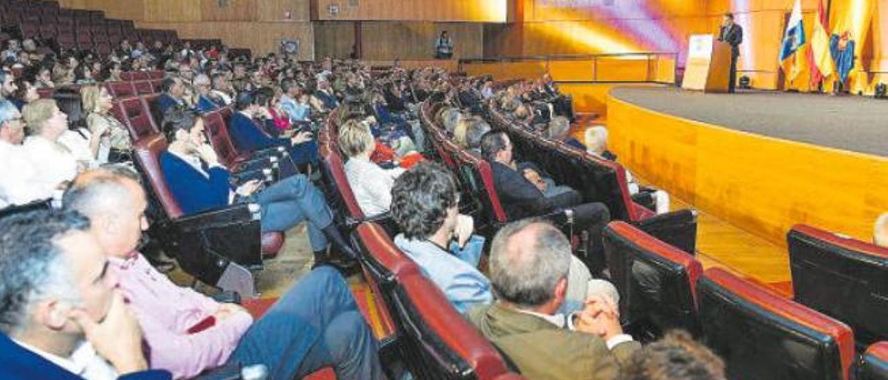 Interior del Palacio de Congresos de Infecar.