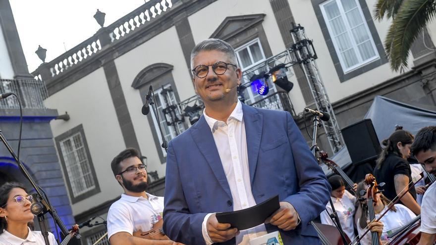 José Brito en el pregón de las Fiestas Fundacionales 2022 de Las Palmas de Gran Canaria